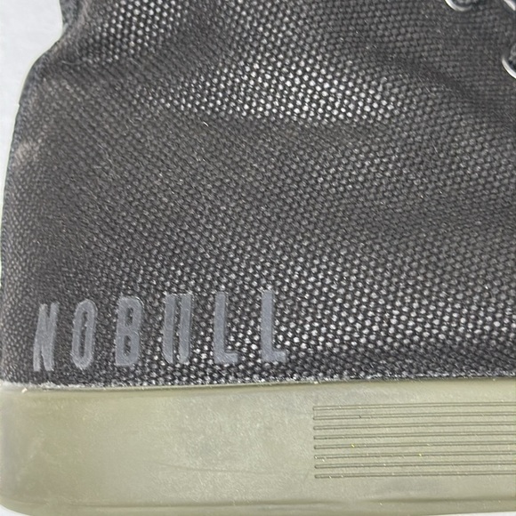 NoBull Unisex Black Coffee Canvas Mid Trainer M 6.5 W 8 - Picture 8 of 10
